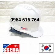 Mũ bảo hộ SSEDA Hàn Quốc – Màu trắng
