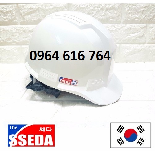 Mũ bảo hộ SSEDA Hàn Quốc - Màu trắng