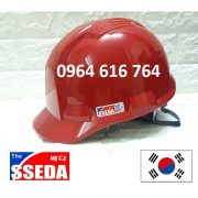Mũ bảo hộ SSEDA Hàn Quốc – Màu Đỏ