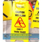 Biển báo chữ A – Biển báo sàn trơn trượt – Caution Wet Floor